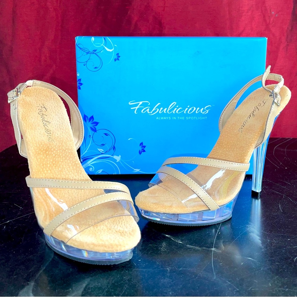 Clear Platform Heels